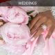 wedding ibiza with bouquet